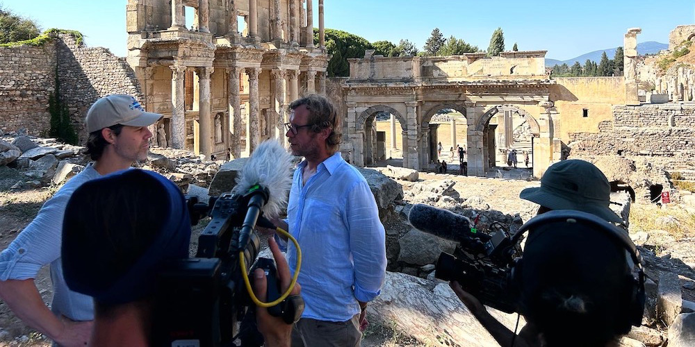Documentary Filming in Ephesus Ancient City