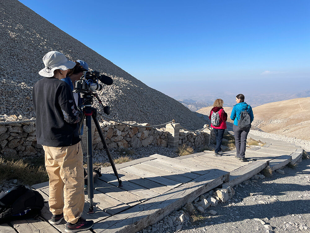 Mount Nemrut documentary filming